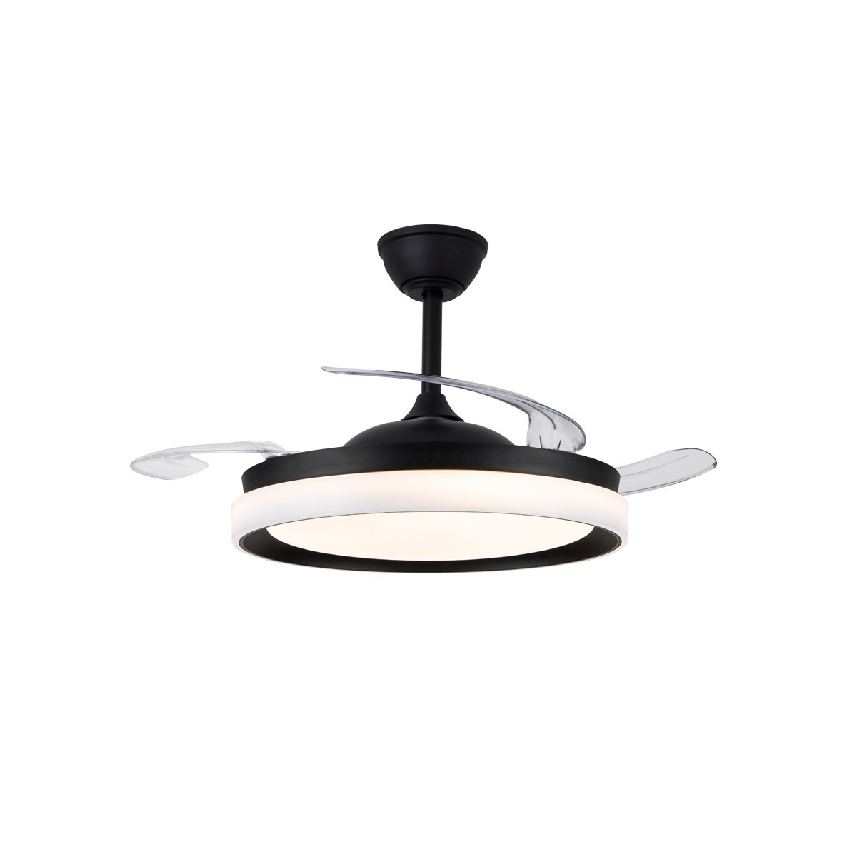 CristalRecord Plafondventilator Brisa Ø 106 cm zwart