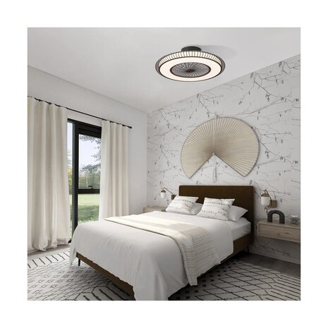 CristalRecord Plafondventilator Mirabel Ø 56 cm brons CristalRecord Plafondventilator Mirabel Ø 56 cm brons