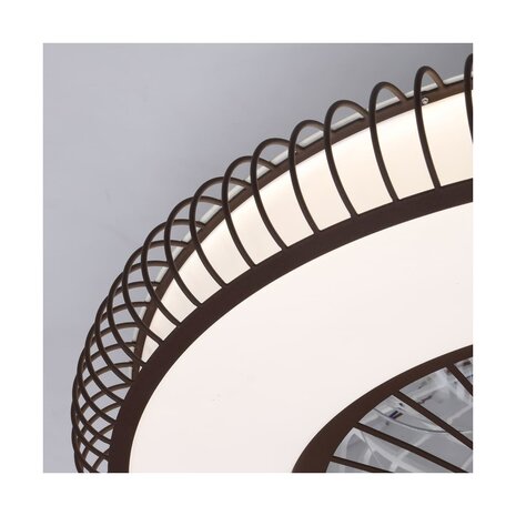 CristalRecord Plafondventilator Mirabel Ø 56 cm brons CristalRecord Plafondventilator Mirabel Ø 56 cm brons