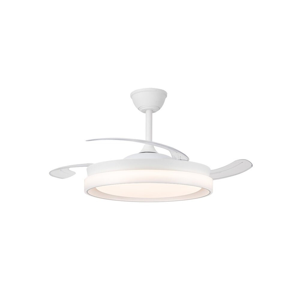 Plafondventilator met lamp wit FREMONT
