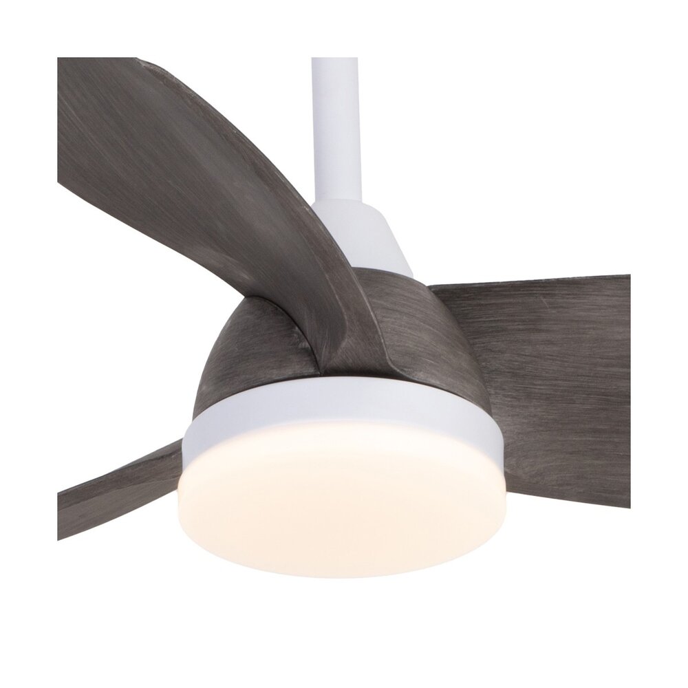 CristalRecord Plafondventilator Byan Ø 91 cm outdoor IP65 grijs wit CristalRecord Plafondventilator Byan Ø 91 cm outdoor IP65 grijs wit