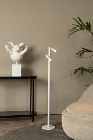 Lucide ANTRIM - Oplaadbare Leeslamp Binnen/Buiten - Accu/Batterij - LED Dimb. - 2x2,2W 2700K - IP54 - Met draadloos oplaadstation - Wit Lucide ANTRIM - Oplaadbare Leeslamp Binnen/Buiten - Accu/Batterij - LED Dimb. - 2x2,2W 2700K - IP54 - Met draadloos oplaadstation - Wit