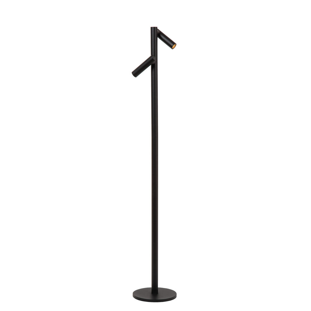 Lucide ANTRIM - Oplaadbare Leeslamp Binnen/Buiten - Accu/Batterij - LED Dimb. - 2x2,2W 2700K - IP54 - Met draadloos oplaadstation - Zwart