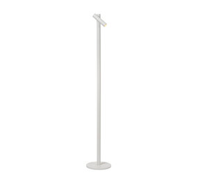 Lucide ANTRIM - Oplaadbare Leeslamp Binnen/Buiten - Accu/Batterij - LED Dimb. - 1x2,2W 2700K - IP54 - Met draadloos oplaadstation - Wit