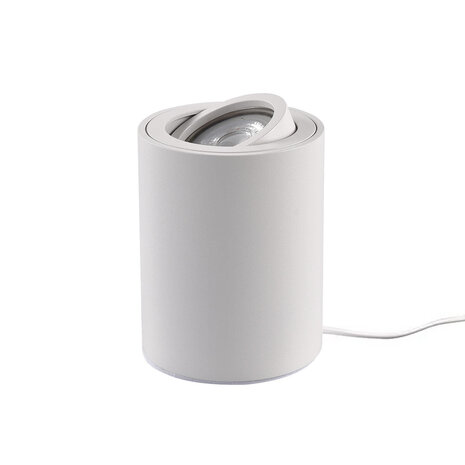 Ylumen Tafellamp Fury rond Ø 8 cm wit Ylumen Tafellamp Fury rond Ø 8 cm wit