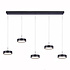 Hanglamp Alieno 5 lichts L 120 cm comfortlift zwart Hanglamp Alieno 5 lichts L 120 cm comfortlift zwart