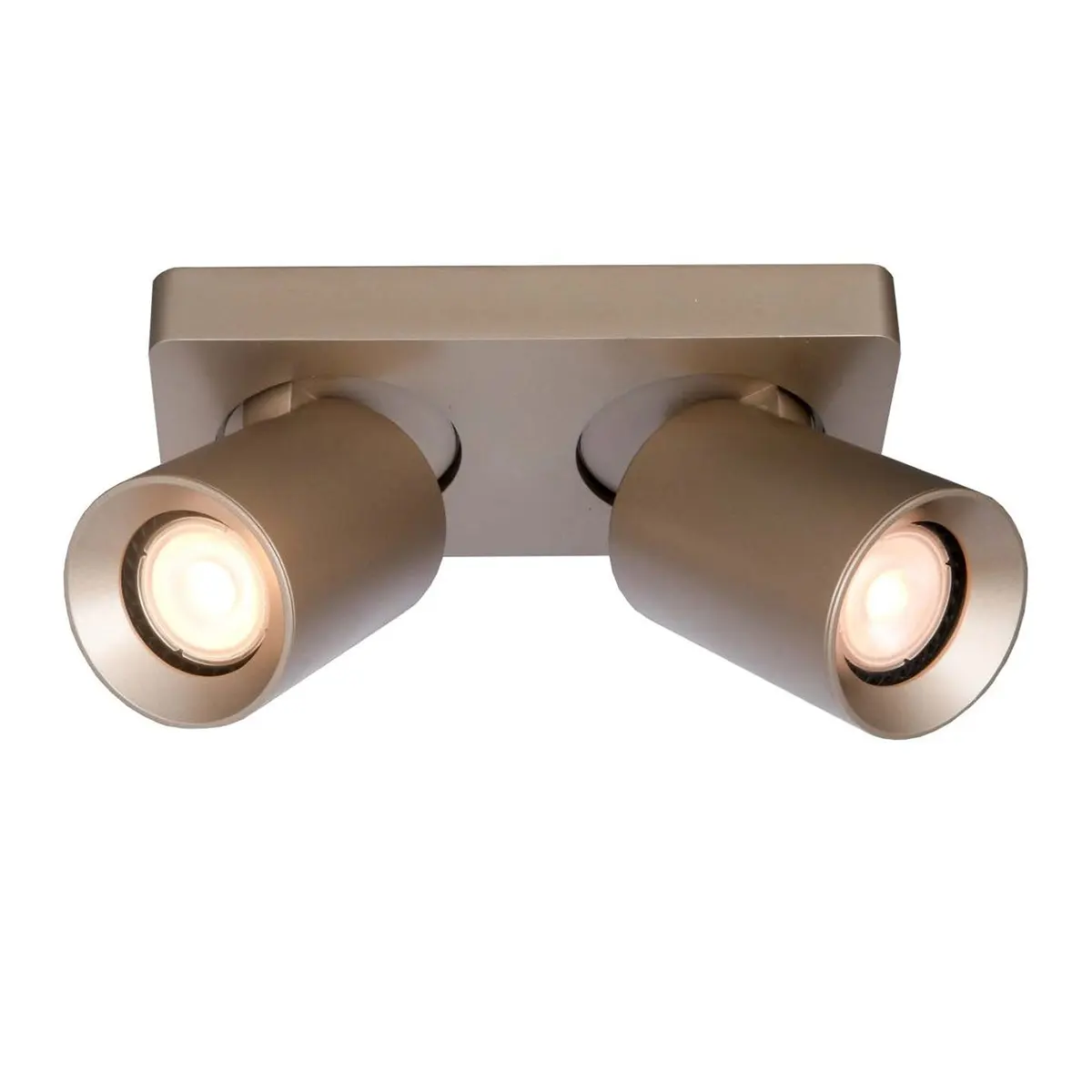 Artdelight Spot Megano 2 lichts balk champagne