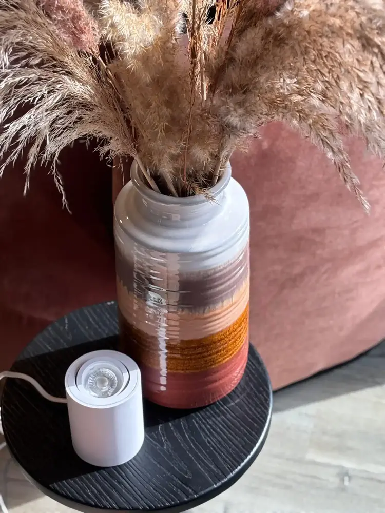 Ylumen Tafellamp Fury rond Ø 8 cm wit Ylumen Tafellamp Fury rond Ø 8 cm wit