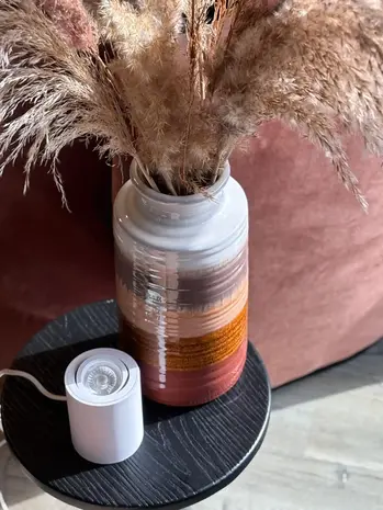 Ylumen Tafellamp Fury rond Ø 8 cm wit Ylumen Tafellamp Fury rond Ø 8 cm wit