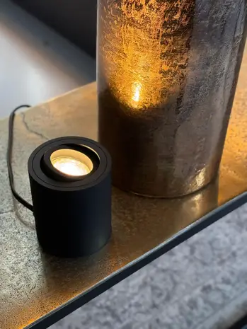 Ylumen Tafellamp Fury rond Ø 8 cm zwart Ylumen Tafellamp Fury rond Ø 8 cm zwart