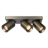 Artdelight Spot Megano 3 lichts balk antiek brons Artdelight Spot Megano 3 lichts balk antiek brons