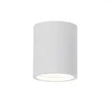 Artdelight Plafondlamp Toulouse glad Ø 11 cm gips wit Artdelight Plafondlamp Toulouse glad Ø 11 cm gips wit