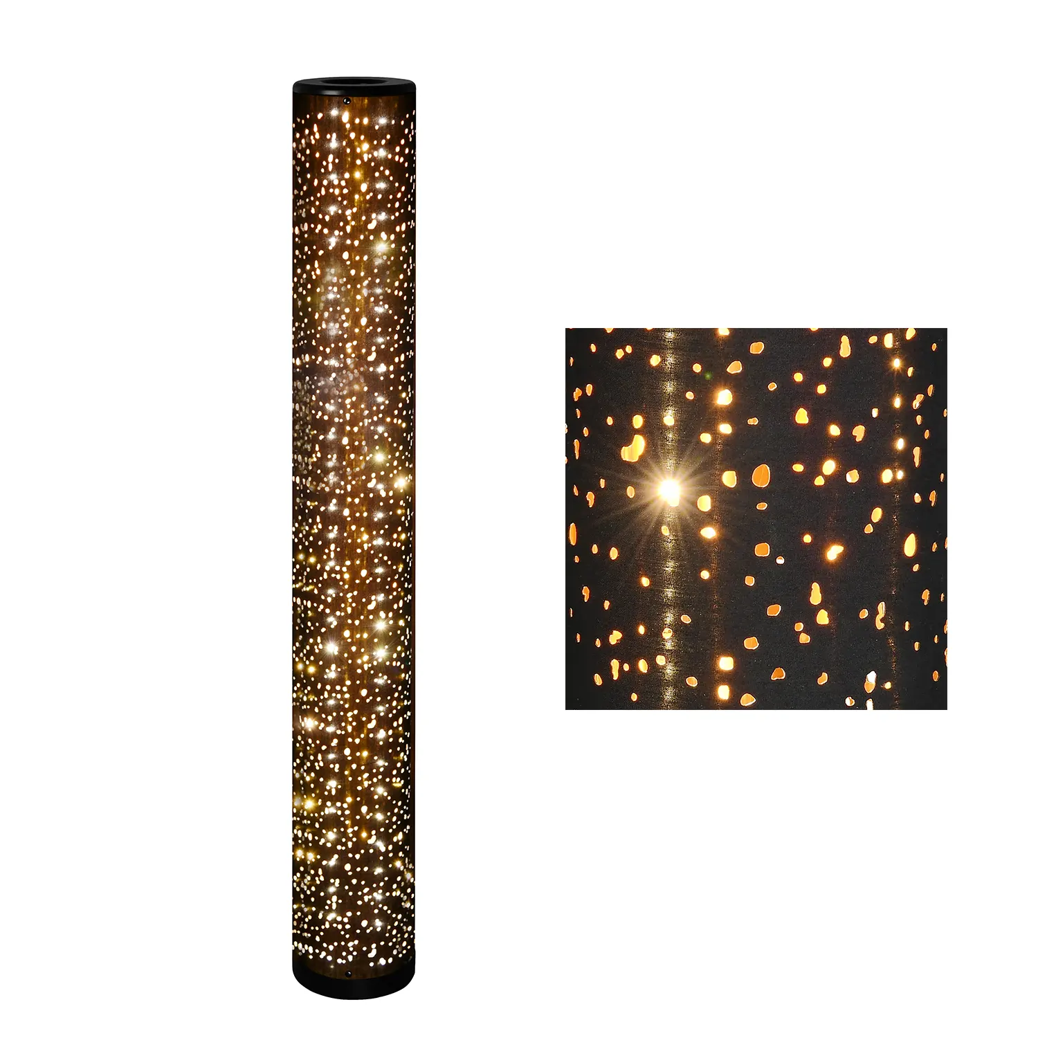 Trio Leuchten Vloerlamp Taco H 103 cm zwart