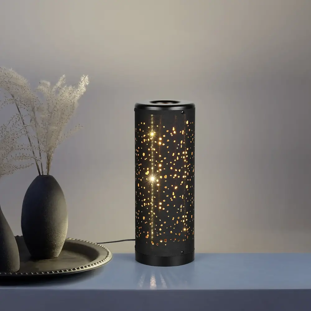 Trio Leuchten Tafellamp Taco H 34 cm zwart Trio Leuchten Tafellamp Taco H 34 cm zwart