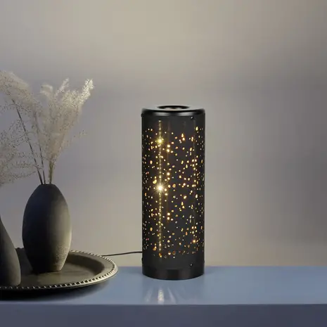 Trio Leuchten Tafellamp Taco H 34 cm zwart Trio Leuchten Tafellamp Taco H 34 cm zwart