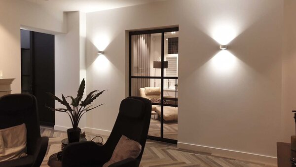 Artdelight Wandlamp Hudson Ø 11 cm champagne Artdelight Wandlamp Hudson Ø 11 cm champagne