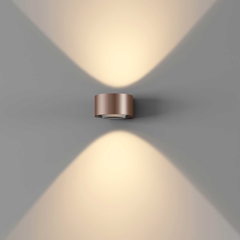 Artdelight Wandlamp Hudson Ø 11 cm koper brons Artdelight Wandlamp Hudson Ø 11 cm koper brons