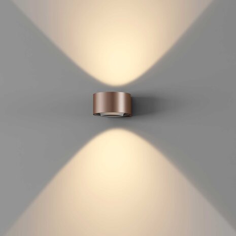 Artdelight Wandlamp Hudson Ø 11 cm koper brons Artdelight Wandlamp Hudson Ø 11 cm koper brons