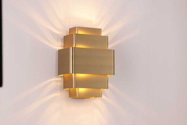 Artdelight Wandlamp Layers B 20 cm brons Artdelight Wandlamp Layers B 20 cm brons