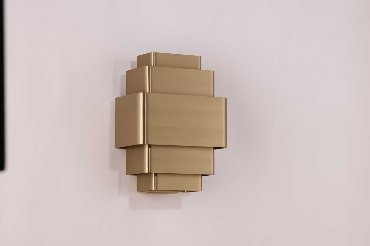 Artdelight Wandlamp Layers B 20 cm brons Artdelight Wandlamp Layers B 20 cm brons