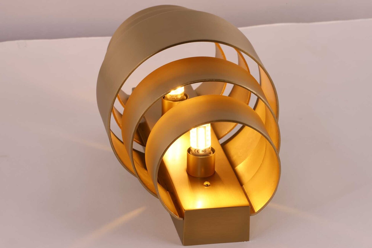 Artdelight Wandlamp Rolls H 22 cm brons Artdelight Wandlamp Rolls H 22 cm brons