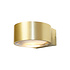 Wandlamp Hudson Ø 11 cm mat goud Wandlamp Hudson Ø 11 cm mat goud