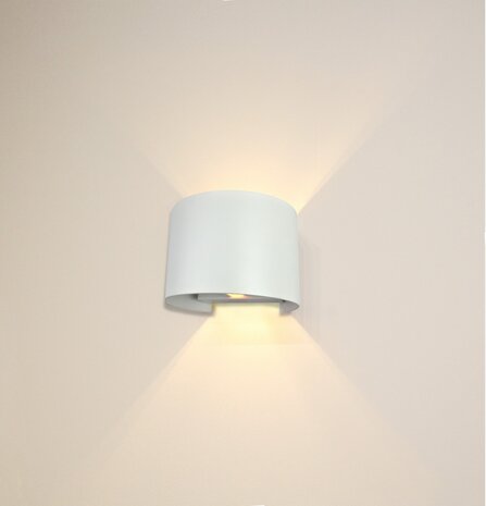 Artdelight Wandlamp Gyro B 13 cm wit Artdelight Wandlamp Gyro B 13 cm wit