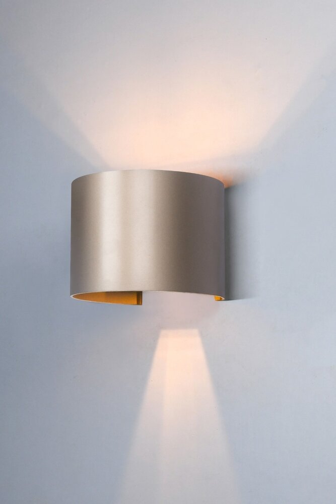 Artdelight Wandlamp Gyro B 13 cm champagne Artdelight Wandlamp Gyro B 13 cm champagne