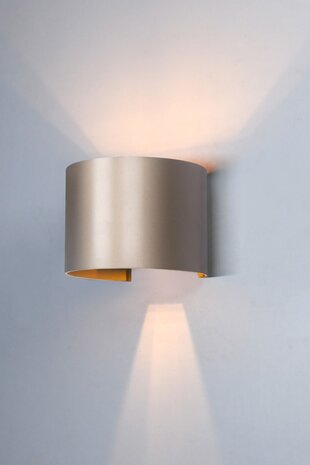 Artdelight Wandlamp Gyro B 13 cm champagne Artdelight Wandlamp Gyro B 13 cm champagne