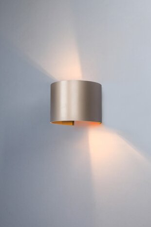 Artdelight Wandlamp Gyro B 13 cm champagne Artdelight Wandlamp Gyro B 13 cm champagne