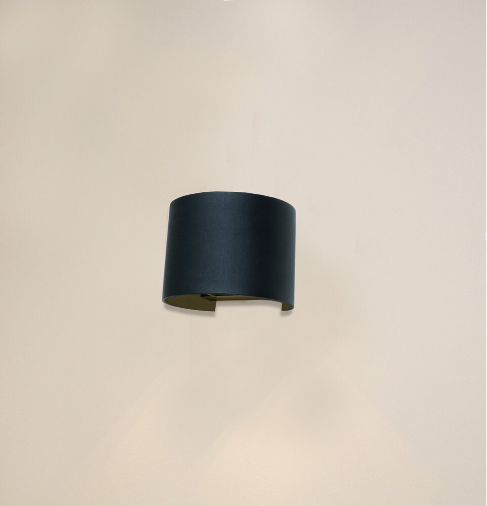 Artdelight Wandlamp Gyro B 13 cm zwart goud Artdelight Wandlamp Gyro B 13 cm zwart goud