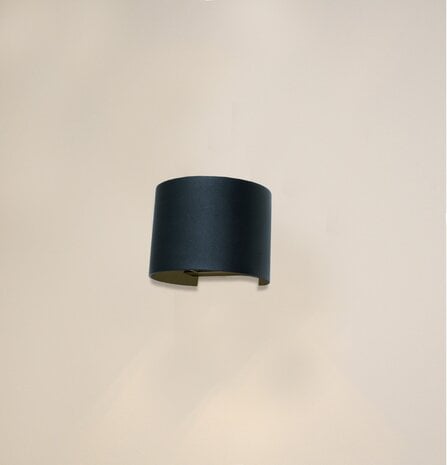 Artdelight Wandlamp Gyro B 13 cm zwart goud Artdelight Wandlamp Gyro B 13 cm zwart goud