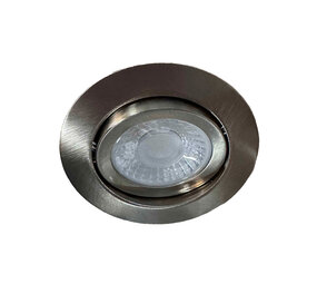 Ylumen Inbouwspot Ronin Ø 8,2 cm IP44 mat chroom