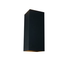 Artdelight Wandlamp Dante XL 2 lichts 24 x 10 cm zwart Artdelight Wandlamp Dante XL 2 lichts 24 x 10 cm zwart