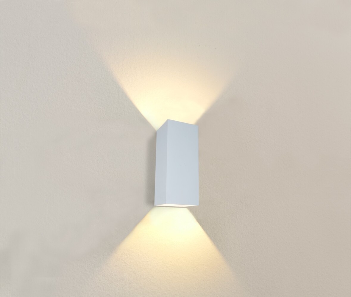 Artdelight Wandlamp Dante XL 2 lichts 24 x 10 cm wit Artdelight Wandlamp Dante XL 2 lichts 24 x 10 cm wit