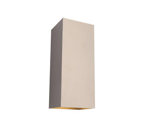 Artdelight Wandlamp Dante XL 2 lichts 24 x 10 cm champagne Artdelight Wandlamp Dante XL 2 lichts 24 x 10 cm champagne