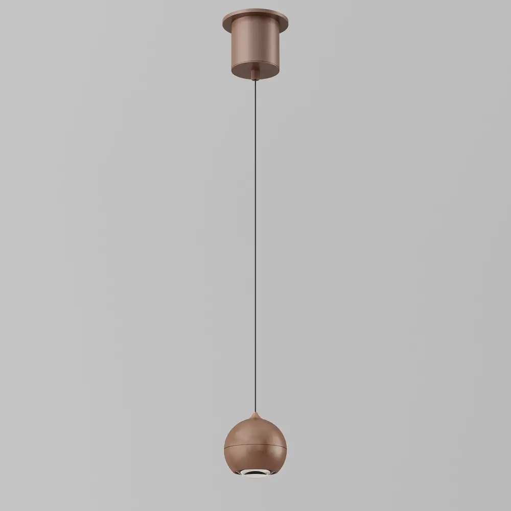 Artdelight Hanglamp Miami 1 lichts Ø 10 cm comfortlift koper brons Artdelight Hanglamp Miami 1 lichts Ø 10 cm comfortlift koper brons
