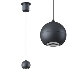 Artdelight Hanglamp Miami 1 lichts Ø 10 cm comfortlift zwart Artdelight Hanglamp Miami 1 lichts Ø 10 cm comfortlift zwart