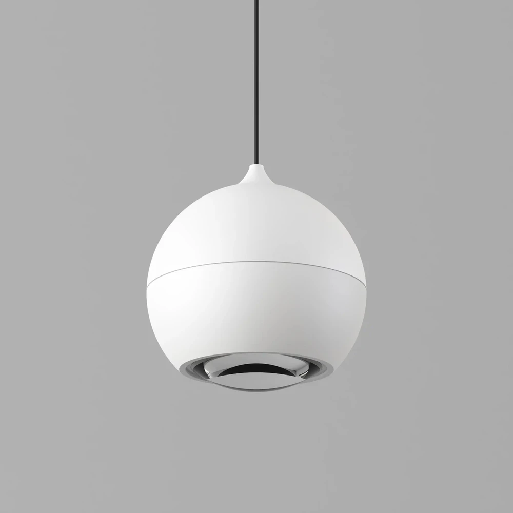 Artdelight Hanglamp Miami 1 lichts Ø 10 cm comfortlift wit Artdelight Hanglamp Miami 1 lichts Ø 10 cm comfortlift wit