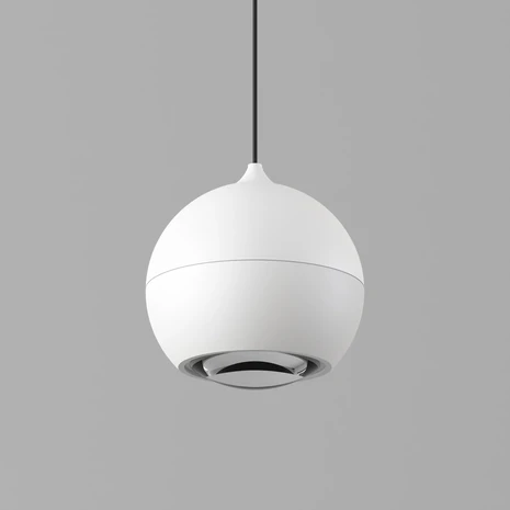 Artdelight Hanglamp Miami 1 lichts Ø 10 cm comfortlift wit Artdelight Hanglamp Miami 1 lichts Ø 10 cm comfortlift wit