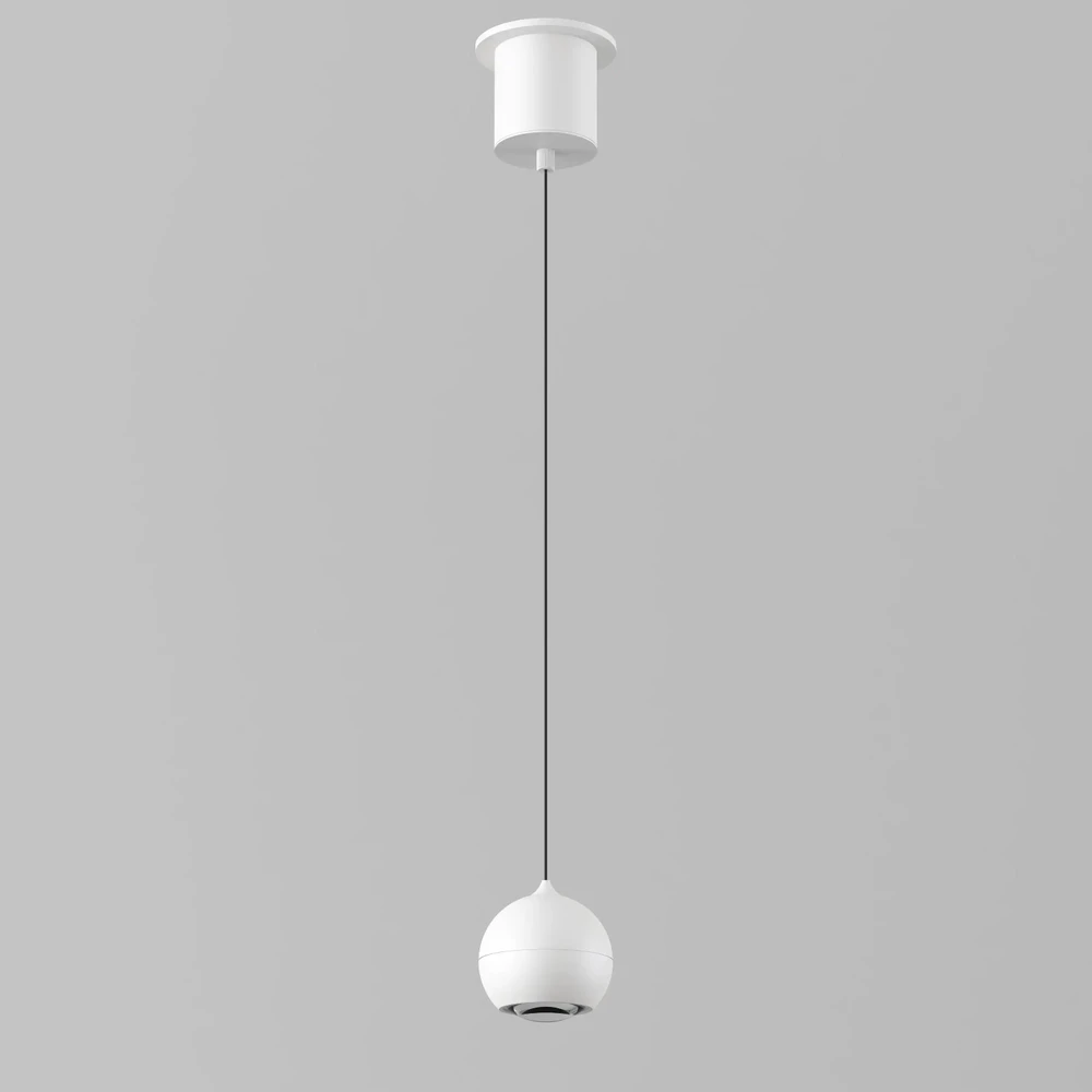Artdelight Hanglamp Miami 1 lichts Ø 10 cm comfortlift wit Artdelight Hanglamp Miami 1 lichts Ø 10 cm comfortlift wit