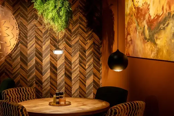 Artdelight Hanglamp Phoenix 1 lichts Ø 12 cm zwart Artdelight Hanglamp Phoenix 1 lichts Ø 12 cm zwart