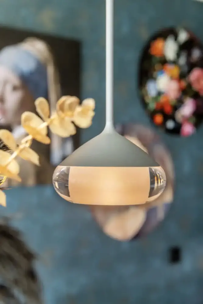 Artdelight Hanglamp Phoenix 1 lichts Ø 12 cm gun metal Artdelight Hanglamp Phoenix 1 lichts Ø 12 cm gun metal