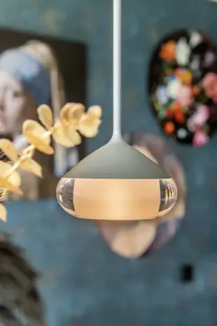 Artdelight Hanglamp Phoenix 1 lichts Ø 12 cm gun metal Artdelight Hanglamp Phoenix 1 lichts Ø 12 cm gun metal