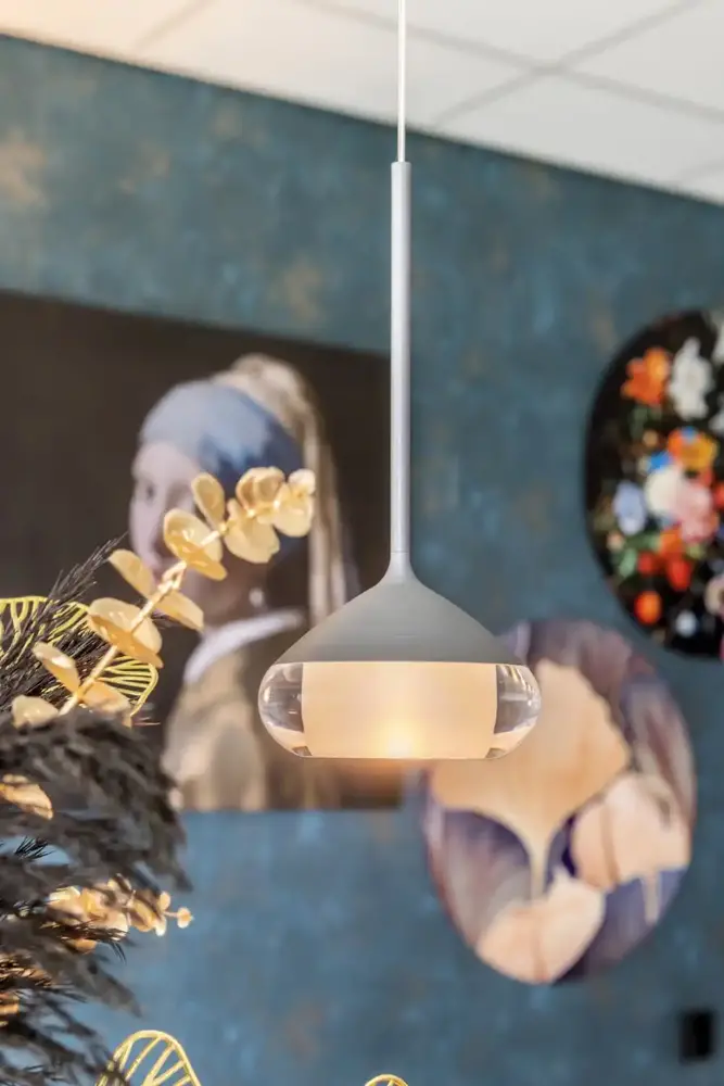 Artdelight Hanglamp Phoenix 1 lichts Ø 12 cm gun metal Artdelight Hanglamp Phoenix 1 lichts Ø 12 cm gun metal