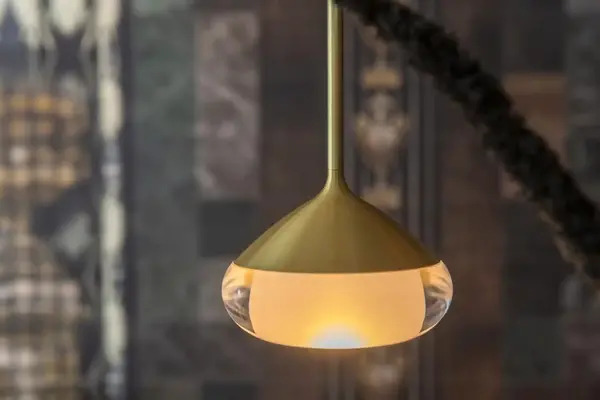 Artdelight Hanglamp Phoenix 1 lichts Ø 12 cm mat goud Artdelight Hanglamp Phoenix 1 lichts Ø 12 cm mat goud