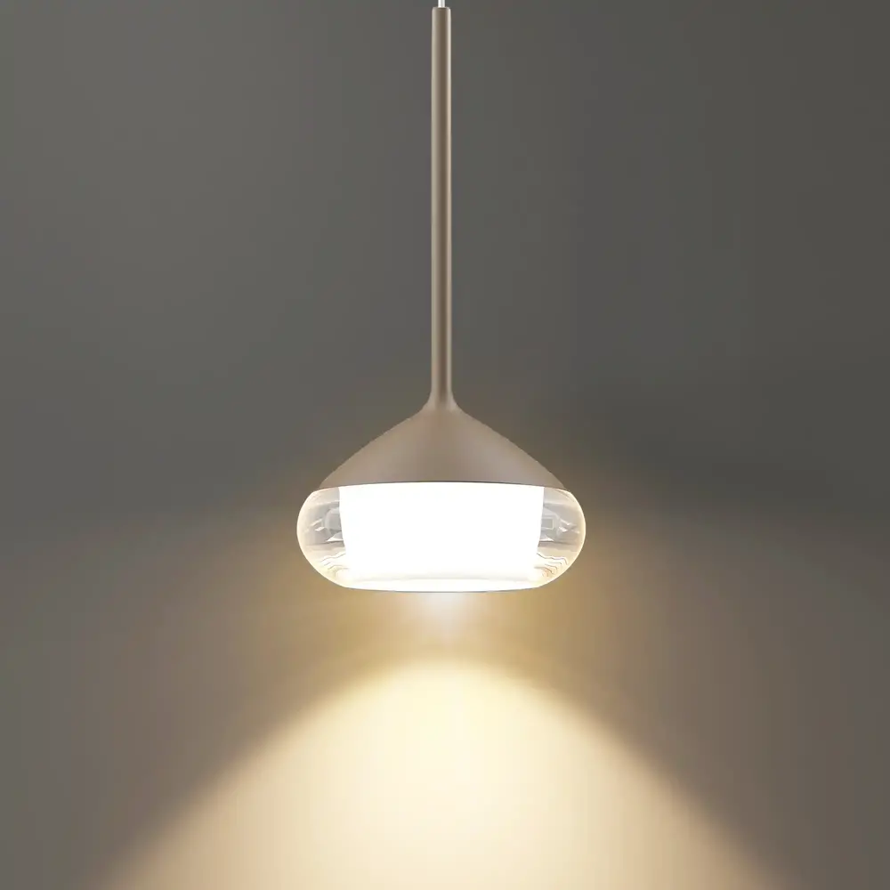 Artdelight Hanglamp Phoenix 1 lichts Ø 12 cm champagne