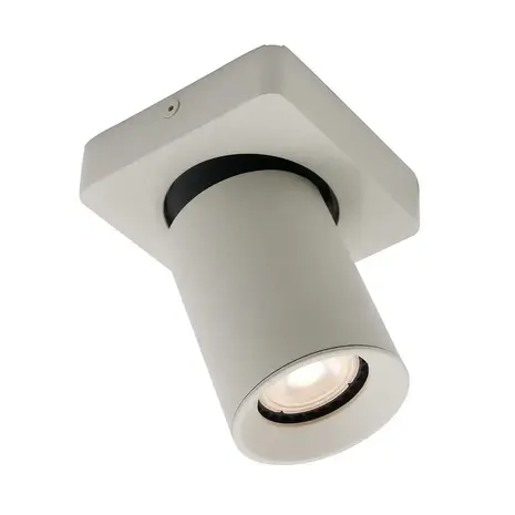 Artdelight Spot Megano 1 lichts zijdegrijs Artdelight Spot Megano 1 lichts zijdegrijs