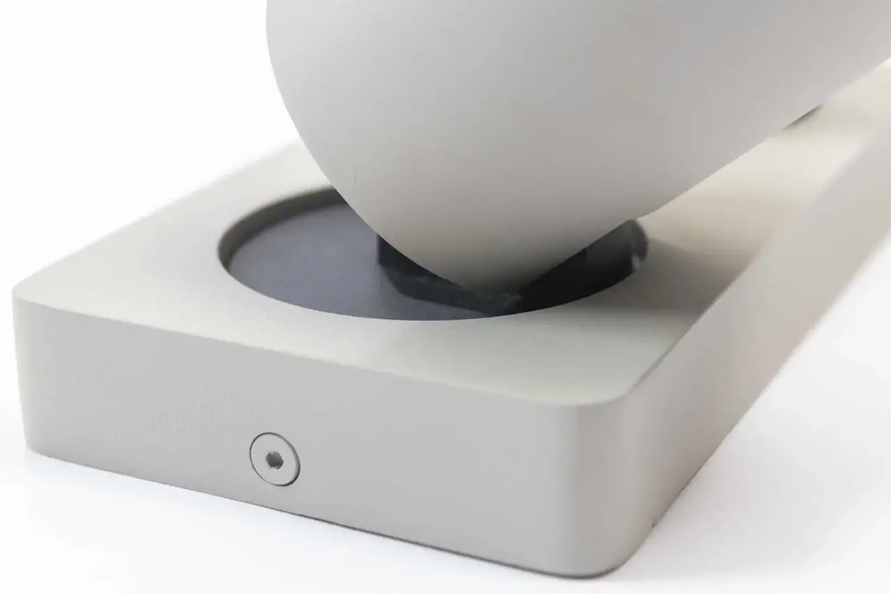 Artdelight Spot Megano 1 lichts zijdegrijs Artdelight Spot Megano 1 lichts zijdegrijs