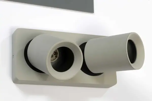 Artdelight Spot Megano 2 lichts balk zijdegrijs Artdelight Spot Megano 2 lichts balk zijdegrijs